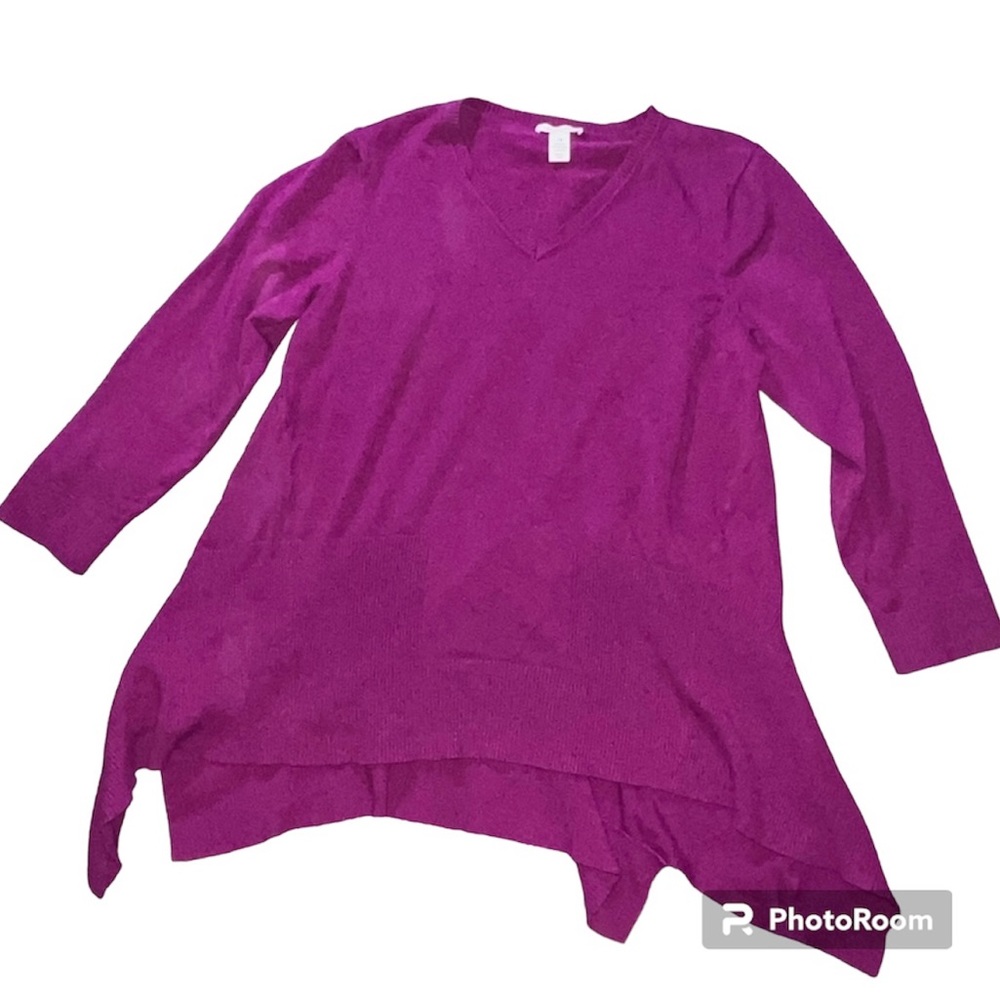 Westbound Woman Fuchsia Sweater size 1X